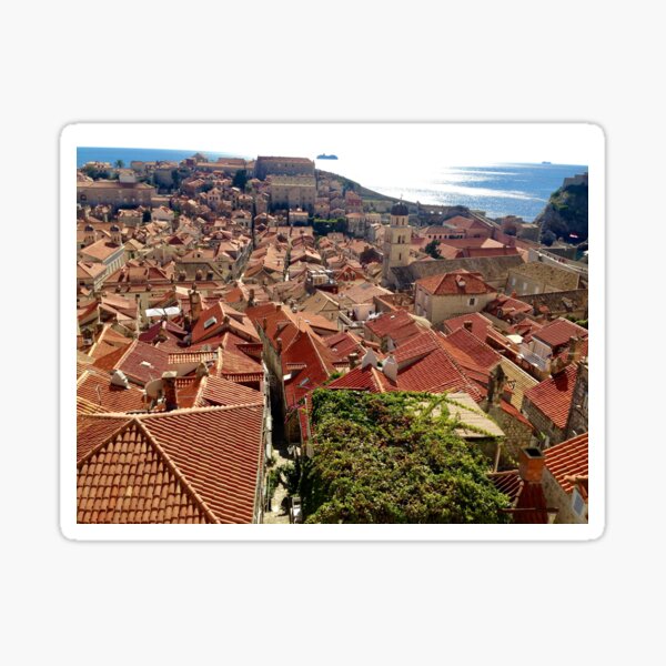 Croatia - Dubrovnik-Neretva below Sticker