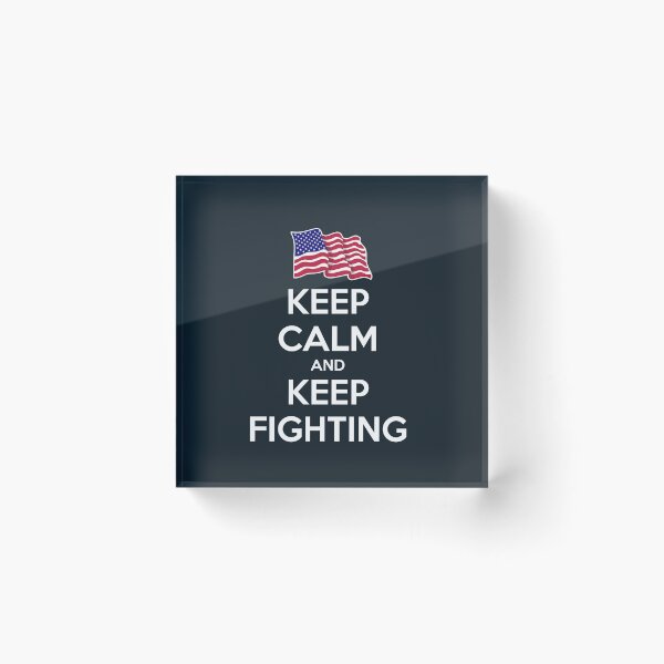 Item preview, Keep Calm and Keep Fighting designed and sold by fishbiscuit.