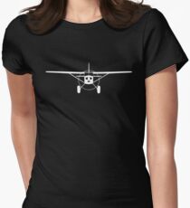 Cessna 180 / 185 Big Tires Women's Fitted T-Shirt