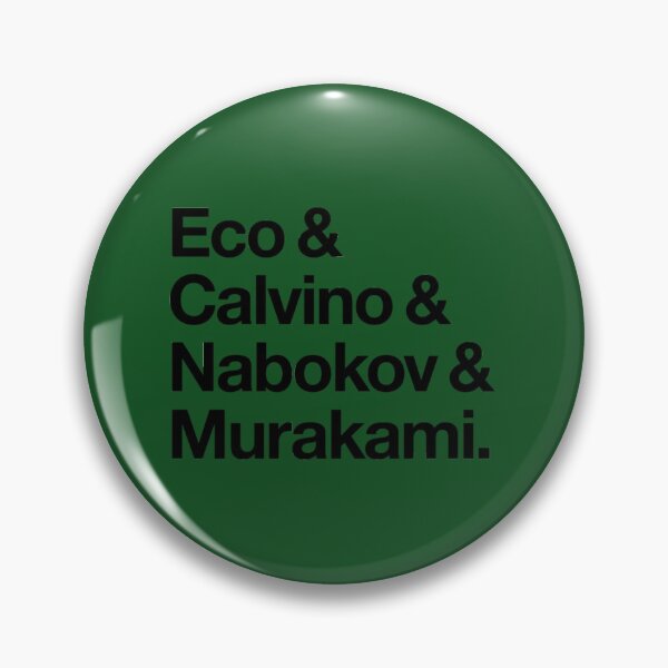 Item preview, Eco _amp_ Calvino _amp_ Nabokov _amp_ Murakami (HELVETICA TYPE - Custom Order)   designed and sold by RitchieBarry.