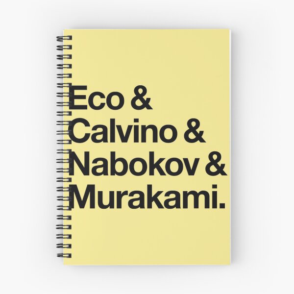 Item preview, Eco _amp_ Calvino _amp_ Nabokov _amp_ Murakami (HELVETICA TYPE - Custom Order)   designed and sold by RitchieBarry.