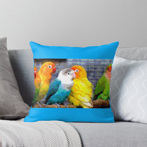 Item preview, Parakeets & Tropical Summer Beach Rainbow Birds designed and sold by goodedesign.