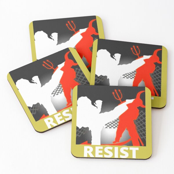 Aperçu de l'œuvre RÉSISTEZ AU DIABLE ET IL VOUS FUIRA créée et vendue par SansNetShop.