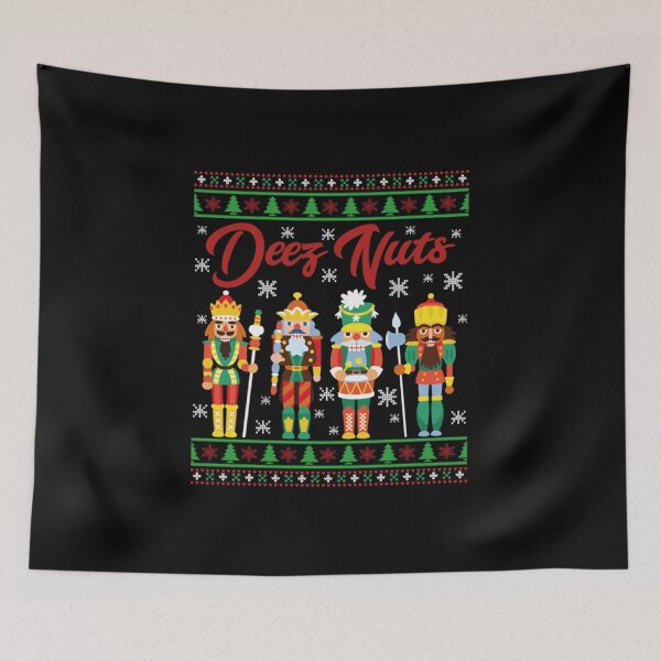 Item preview, Deez Nuts Nutcracker Funny Ugly Christmas Meme Gift designed and sold by Afanasievich.