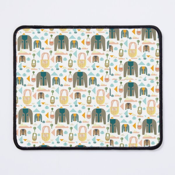 Item preview, Vintage jacket, retro shopping bag, retro pattern, vintage style pattern designed and sold by AgapeeArt.