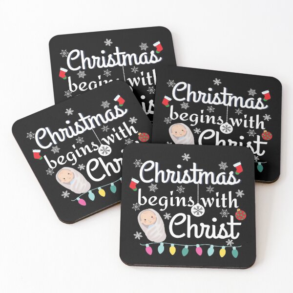Item preview, Christmas begins with Christ designed and sold by ronaldsonou.