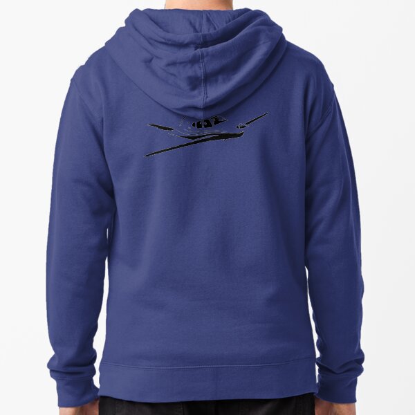 Beechcraft Bonanza 35F Zipped Hoodie
