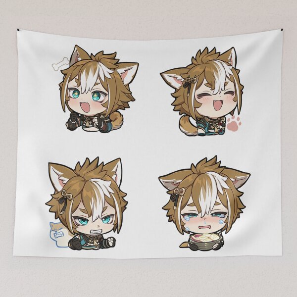 Item preview, Gorou - Genshin Impact designed and sold by Aka-Hanako.
