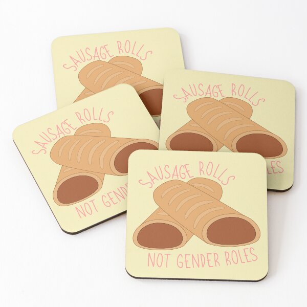 Item preview, Sausage Rolls Not Gender Roles Pink designed and sold by cashewdays.