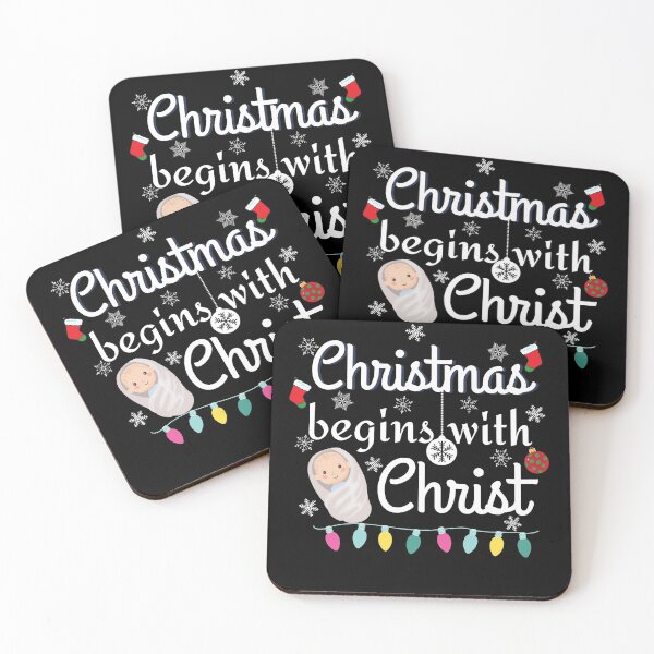 Item preview, Christmas begins with Christ designed and sold by ronaldsonou.