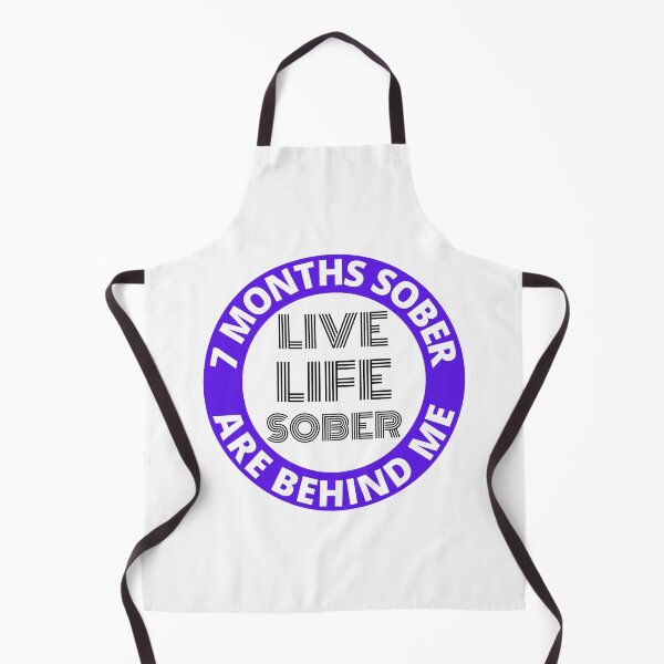 Item preview, Seven Months Sober Are Behind Me Live Life Sober Alcoholics Recovery Sticker designed and sold by RGRamsey.
