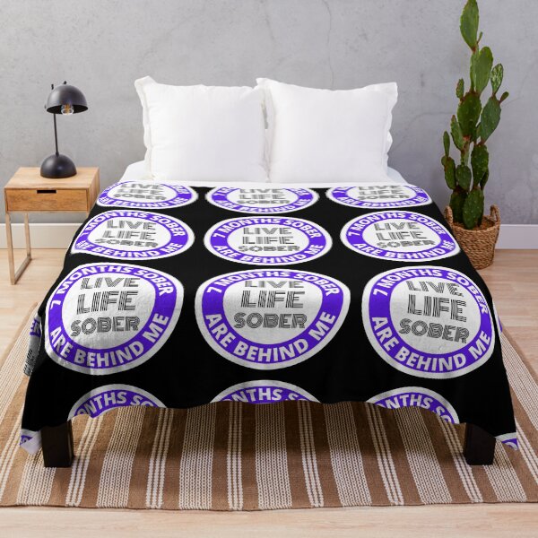 Item preview, Seven Months Sober Are Behind Me Live Life Sober Alcoholics Recovery Sticker designed and sold by RGRamsey.