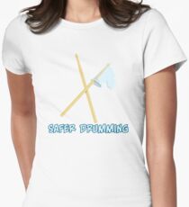 Safer Drumming - Safe your Rythm! Women's Fitted T-Shirt