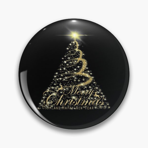 Artikelvorschau, Eleganter goldener „BELEUCHTETER“ Weihnachtsbaum mit Weihnachtsbotschaft entworfen und verkauft von PawsitiveMum.