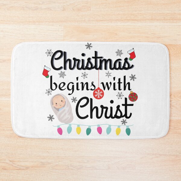 Item preview, Christmas begins with Christ designed and sold by ronaldsonou.