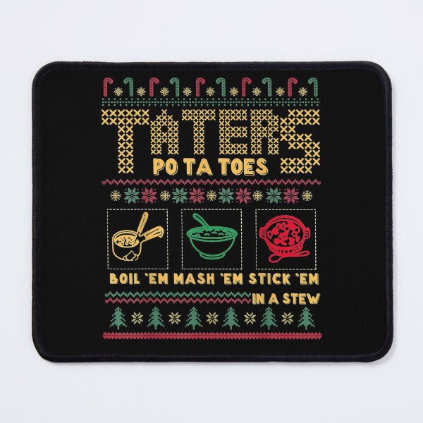 Item preview, Funny Christmas Taters Potatoes Ugly Christmas Sweater designed and sold by QuteezArt.