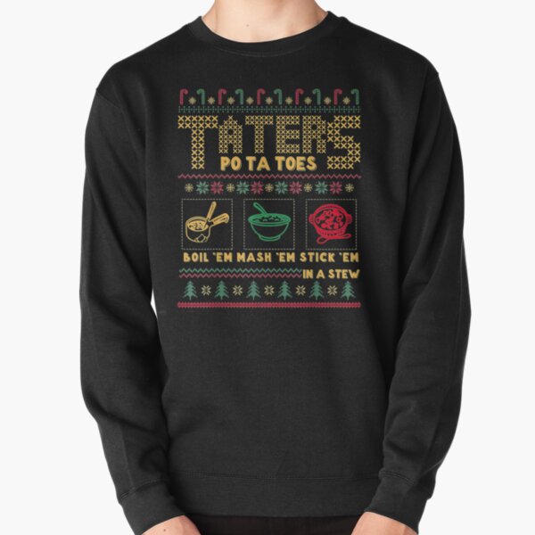 Item preview, Funny Christmas Taters Potatoes Hässlicher Weihnachtspullover designed and sold by QuteezArt.