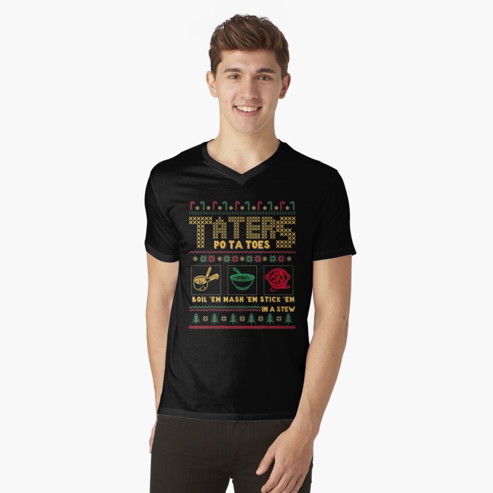 Artikel-Vorschau von T-Shirt mit V-Ausschnitt, designt und verkauft von QuteezArt.