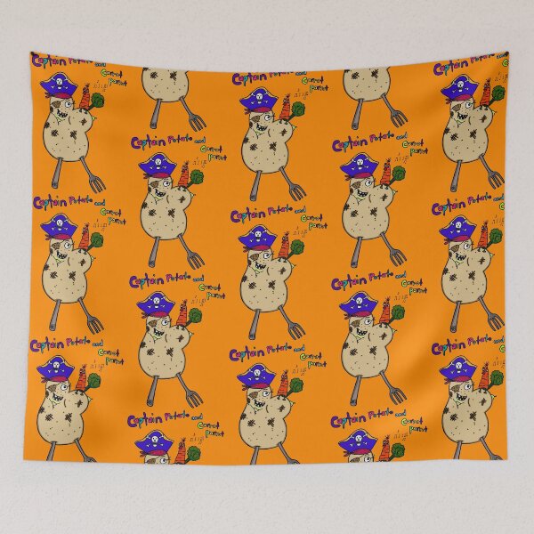 Item preview, Captain Potato and Carrot Parrot designed and sold by MickeyLaLa.