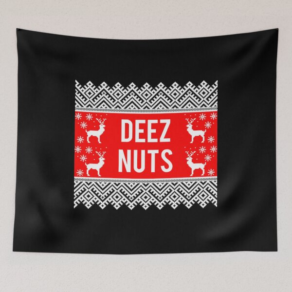 Item preview, Deez Nuts Meme Ugly Christmas Sweater designed and sold by Afanasievich.