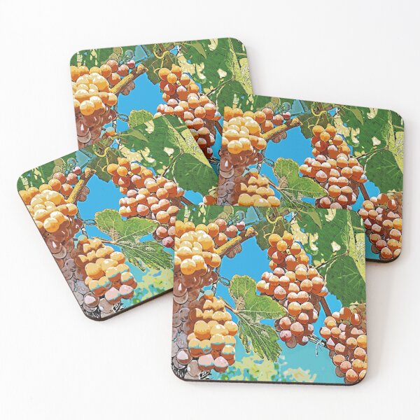 Item preview, Vegan style Bunches of grapes on the branches  designed and sold by artdragongift 15.
