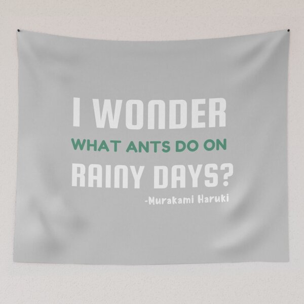 Item preview, murakami haruki Norwegian Wood quote   designed and sold by RitchieBarry.