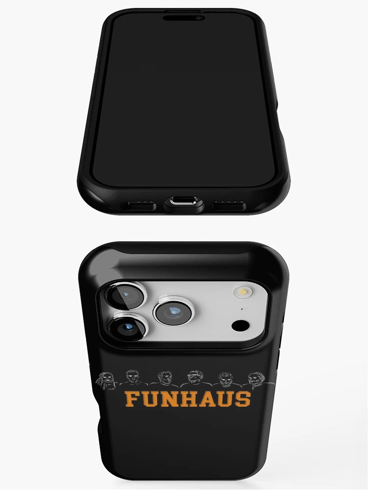 Thumbnail 3 of 4, iPhone Case, FunHaus Cast Outline (Inverted) designed and sold by RustedSoldier.