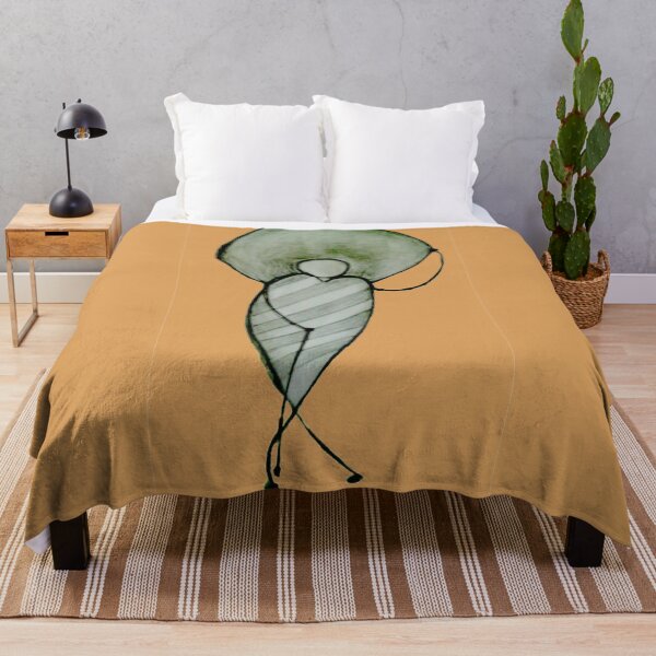 Item preview, Elegante Dame mit Hut im Streifenkleid designed and sold by Sika Rautenberg.