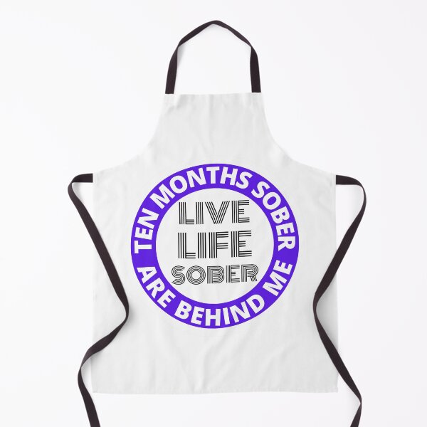 Item preview, Ten Months Sober Are Behind Me Live Life Sober Alcoholics Recovery Sticker designed and sold by RGRamsey.