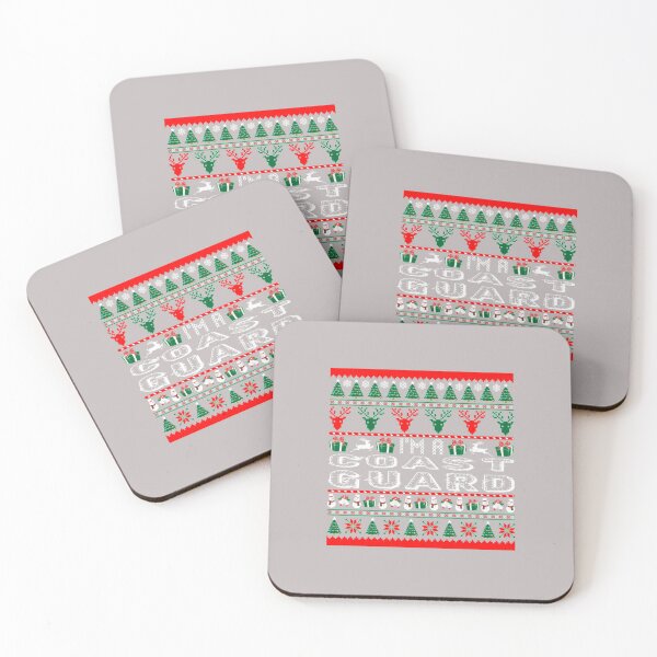 Item preview, I Am Coast Guard Christmas Ugly Sweater  designed and sold by aryagiri.