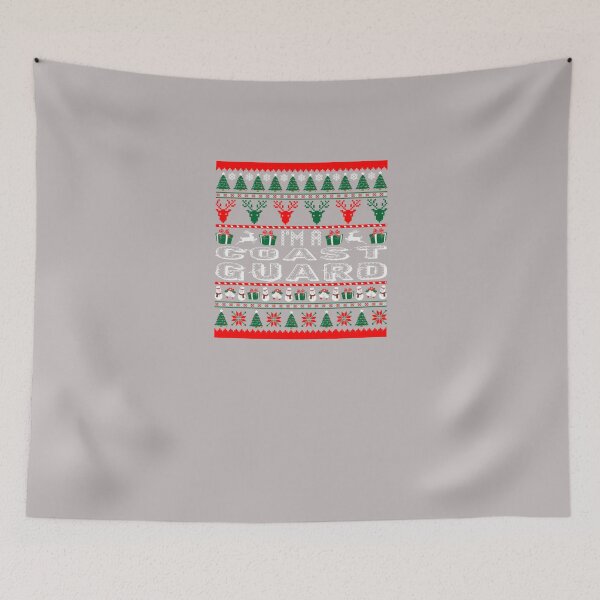 Item preview, I Am Coast Guard Christmas Ugly Sweater  designed and sold by aryagiri.