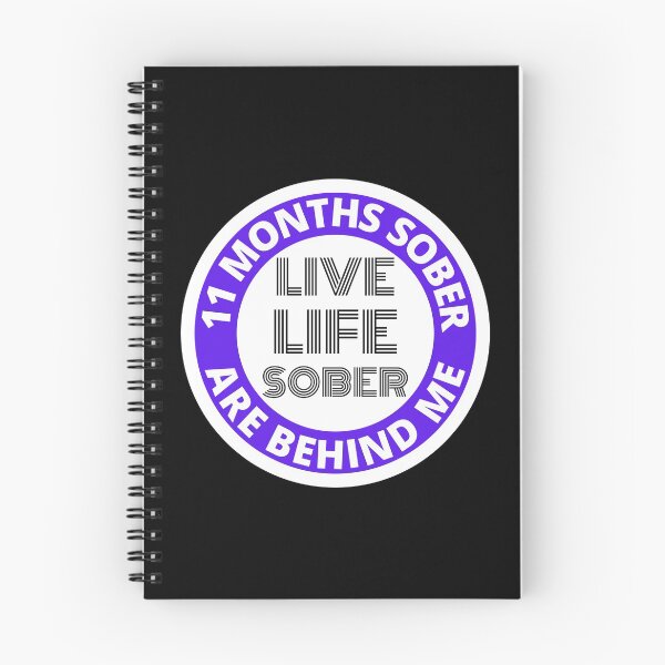 Item preview, Eleven Months Sober Are Behind Me Live Life Sober Alcoholics Recovery Sticker designed and sold by RGRamsey.