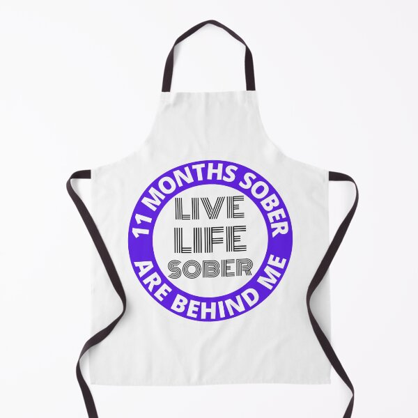 Item preview, Eleven Months Sober Are Behind Me Live Life Sober Alcoholics Recovery Sticker designed and sold by RGRamsey.