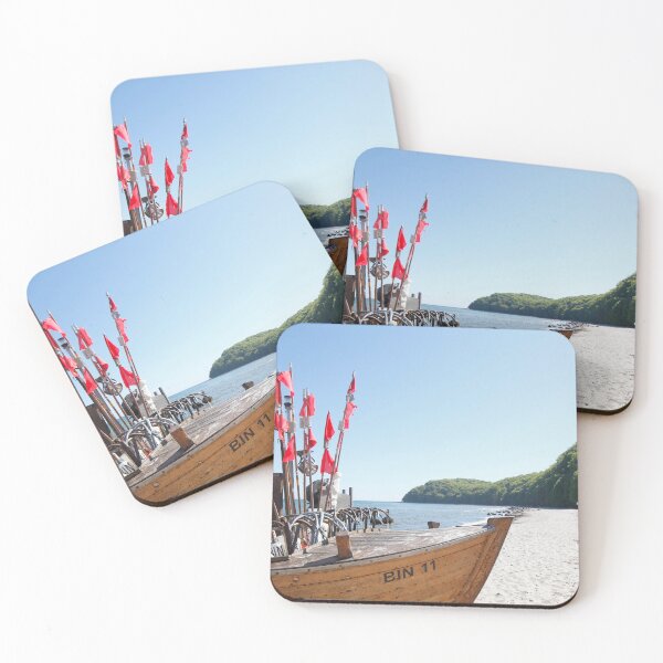 Item preview,  Fishing boat, beach, Binz, Ruegen, Mecklenburg-Western Pomerania, Germany designed and sold by Torsten  Krüger.