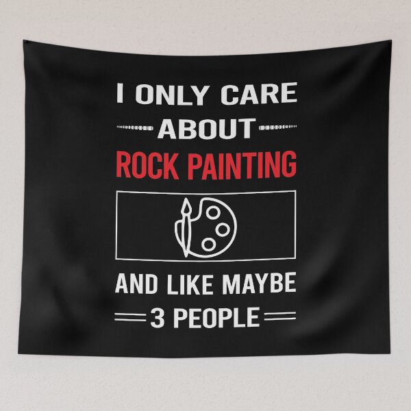 Item preview, Funny 3 People Rock Painting designed and sold by FifineCroteau.
