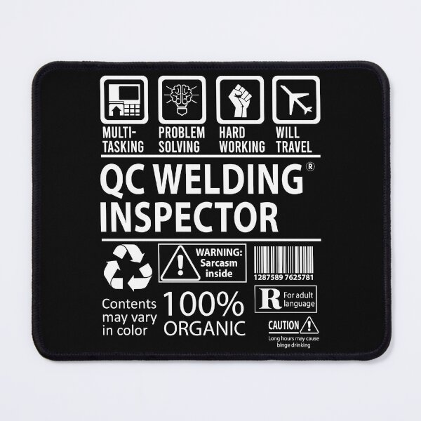 Item preview, Qc Welding Inspector T Shirt - MultiTasking Certified Job Gift Item Tee designed and sold by andahanson.