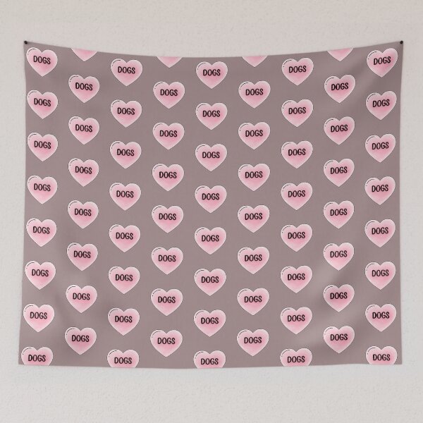 Item preview, I Love Dogs Heart Watercolor for Dog Moms designed and sold by JooArtPrints  ★★★★★.