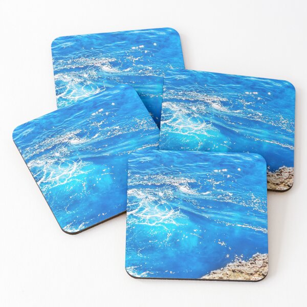 Item preview, Blue Lagoon Ocean Sparkle Waves Bali designed and sold by cashewdays.