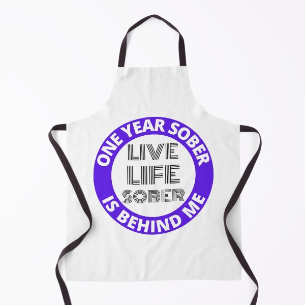 Item preview, One Year Sober Is Behind Me Live Life Sober Alcoholics Recovery Sticker designed and sold by RGRamsey.