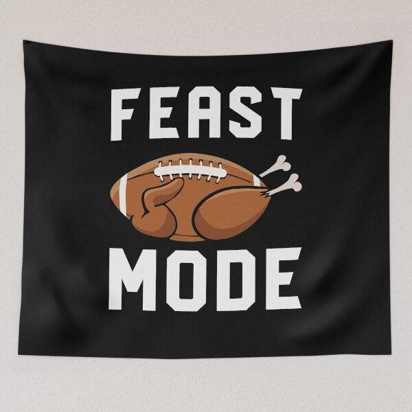 Item preview, Feast Mode Football Turkey Sports Lover Shirt, Funny Thanksgiving Gift Shirt, Thanksgiving Turkey Day, Funny Thanksgiving Turkey Football designed and sold by aymob.