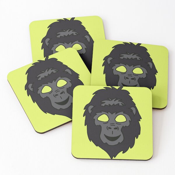 Item preview, Gorilla Mask Pattern Yellow Pack   designed and sold by BrownLouvenia.