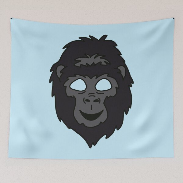 Item preview, Gorilla Mask Pattern Yellow Pack   designed and sold by BrownLouvenia.