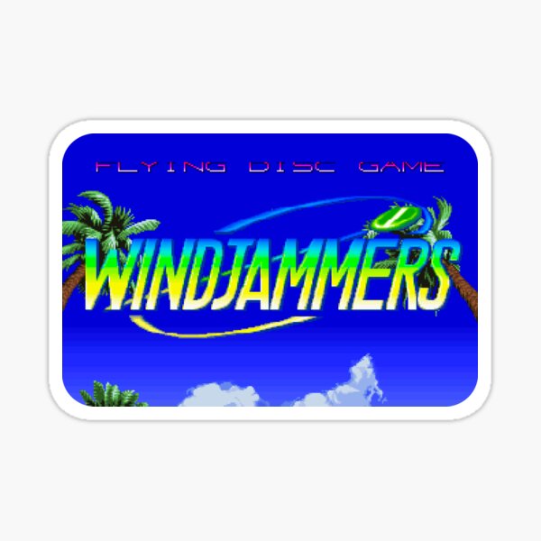 Windjammers (écran de titre Neo Geo) Sticker