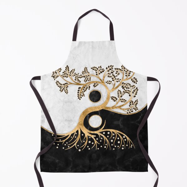 Item preview, Yin Yang Tree - Marbles and Gold designed and sold by k9printart.