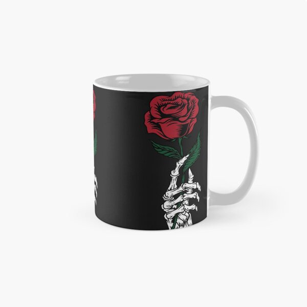 Item preview, Yours Truly Skeleton hand holding rose flower designed and sold by Best-Designers.