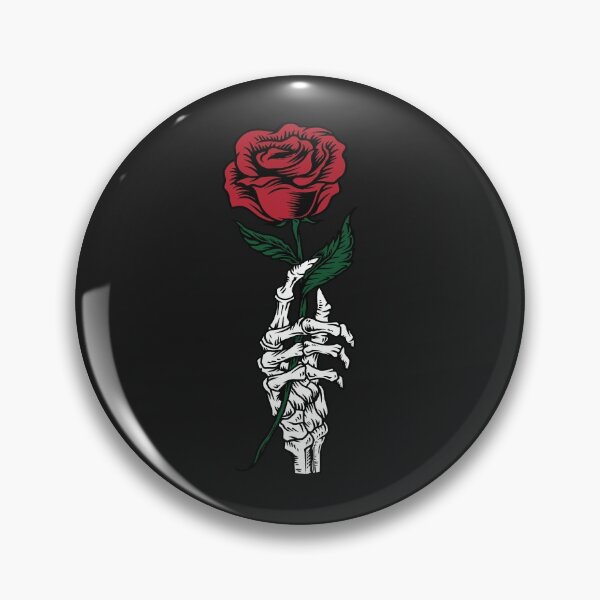 Item preview, Yours Truly Skeleton hand holding rose flower designed and sold by Best-Designers.