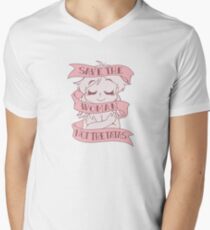 Save the Woman Men's V-Neck T-Shirt