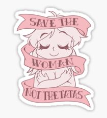 Save the Woman Sticker
