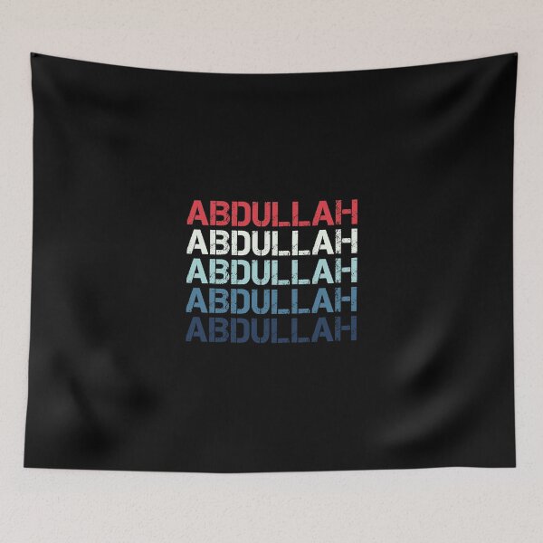 Item preview, Abdullah Name T Shirt - Abdullah Vintage Retro Abdullah Name Gift Item Tee designed and sold by rivenburga.