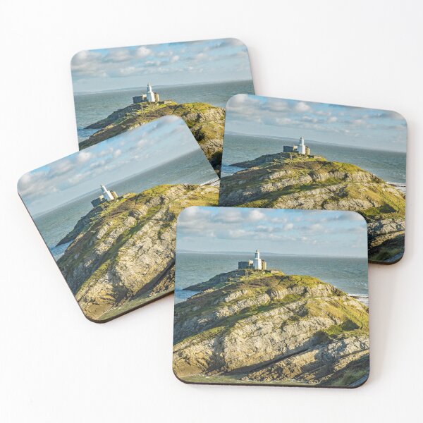 Item preview, Mumbles Lighthouse in Swansea Bay south Wales designed and sold by Cameranick.